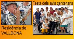 Homenatge als avis centenaris a la Residncia de Vallbona
