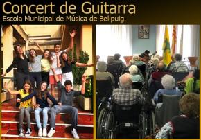 Concert de guitarra de l'Escola Municipal de Msica de Bellpuig