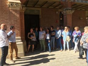 Visita dels professionals de la Residncia de Porta - Barcelona a l'Institut Pere Mata