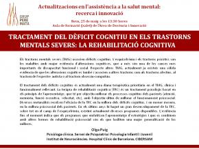 Tractament del dficit cognitiu en els TMS: La rehabilitaci cognitiva